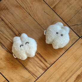 MKB001　オーガニックパイルうさにぎにぎ／まんまるおめめ／もくもくちゃん（MokMokchan）