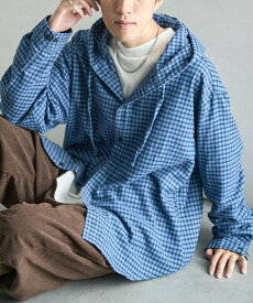 チェックフードシャツ／クラフトスタンダードブティック（CRAFT STANDARD BOUTIQUE）