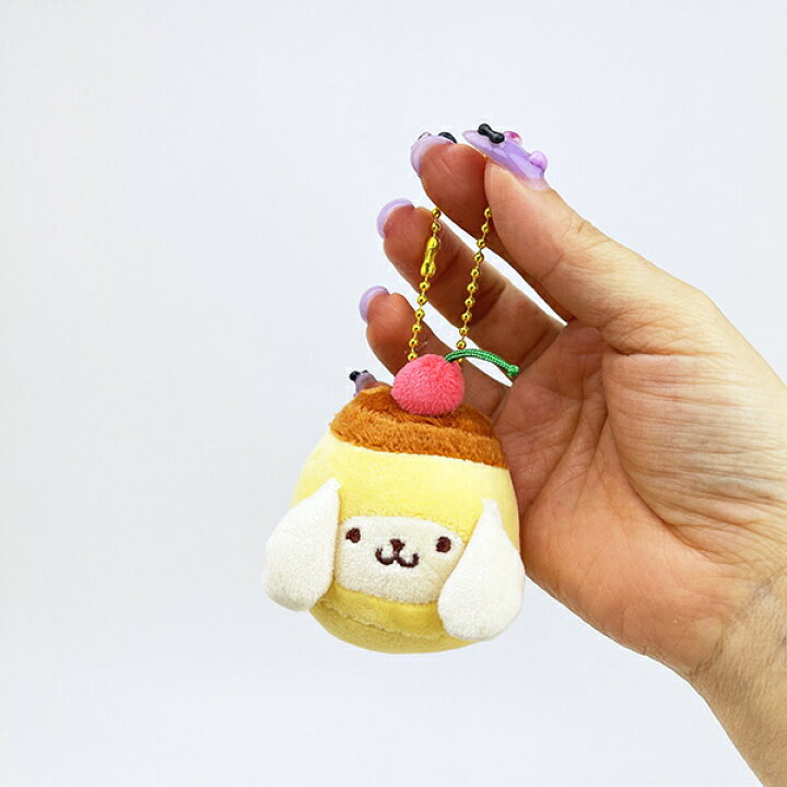 楽天市場】サンリオ ポムポムプリン ぬいぐるみキーホルダー なりきり 