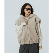 楽天市場】ラビットファー ベスト rosebudの通販