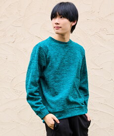 【K-SWISS/ケースイス】エアブラッシュ起毛トレーナー／ケースイス（K-SWISS）