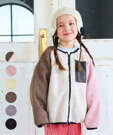 ノーカラーボアジャケット／マーキーズ（MARKEY'S）