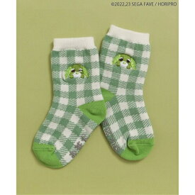 WEB限定 お茶犬ワンポイント刺繍ソックス／アプレ レ クール（apres les cours）