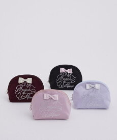 シャイニーリボンラウンドポーチ／メゾン ド フルール（Maison de FLEUR）