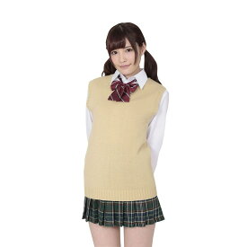 【 コスプレ 】 A＆T Collection しんぷる is ベスト ベージュ 制服 ／A＆TCollection（A＆TCollection）