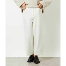[小さいサイズ]［定番人気］ストレッチ裏起毛ワイドパンツ／ミッシェルクラン（MICHEL KLEIN）