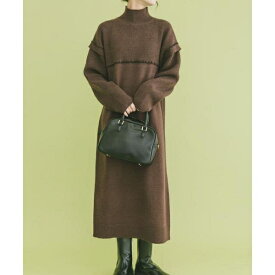 ハイネックステッチニットワンピース／アイテムズ アーバンリサーチ（ITEMS URBAN RESEARCH）