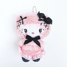 サンリオ ハローキティ マスコット ぬいぐるみポーチ ふわふわケープ ピンク sanrio／パーフェクト・ワールド・トーキョー（Perfect World Tokyo）