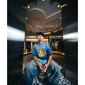 SAINT MICHAEL／セントマイケル／BAPE_SS T-SHIRT／FADE AWAY LV／ロイヤルフラッシュ（ROYAL FLASH）