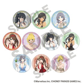 【BOX】シノビマスター 閃乱カグラ NEW LINK　トレーディンググリッター缶バッジ／クラックス（CRUX）