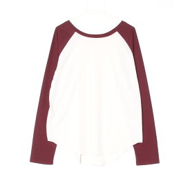 COLOR BLOCK RAGLAN TEE／ローズバッド（ROSE BUD）