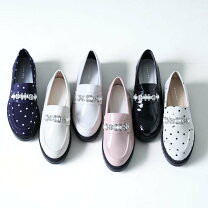 楽天市場】rojitaビジューリボンローファーの通販