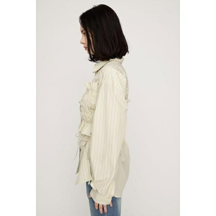 楽天市場】【SNSで話題！】BUSTIER LAYERED GATHER シャツ／スライ 