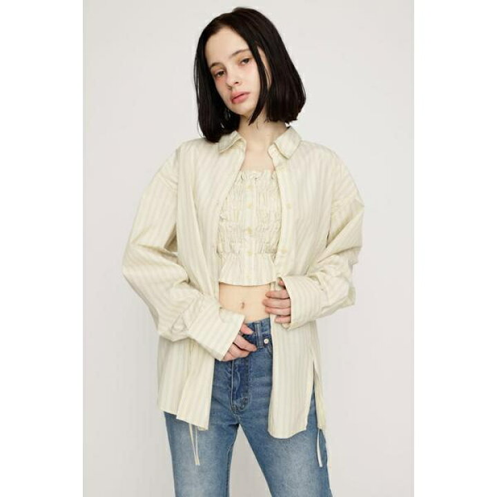 楽天市場】【SNSで話題！】BUSTIER LAYERED GATHER シャツ／スライ 