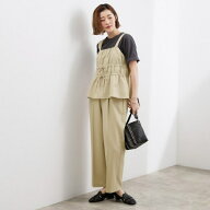 高評価！シャーリングビスチェSET UP／グローブ（grove）