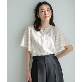 スムージーポリエステル スキッパー ブラウス／エニィスィス（ANY SIS）