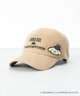 ANNA SUI x ポムポムプリン刺しゅうブローチ付きキャップ／アナ スイ（ANNA SUI）