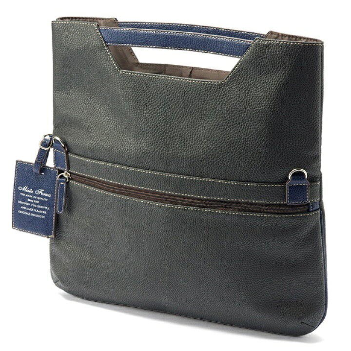 楽天市場 バッグ 合皮3wayクラッチバッグ ミストフォルツァ 15春メンズカタログ掲載 メンズバッグ 丸井 マルイ 楽天市場店