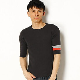 【日本製】タイトフィット袖切替5分Tシャツ／クリフメイヤー（KRIFF MAYER）
