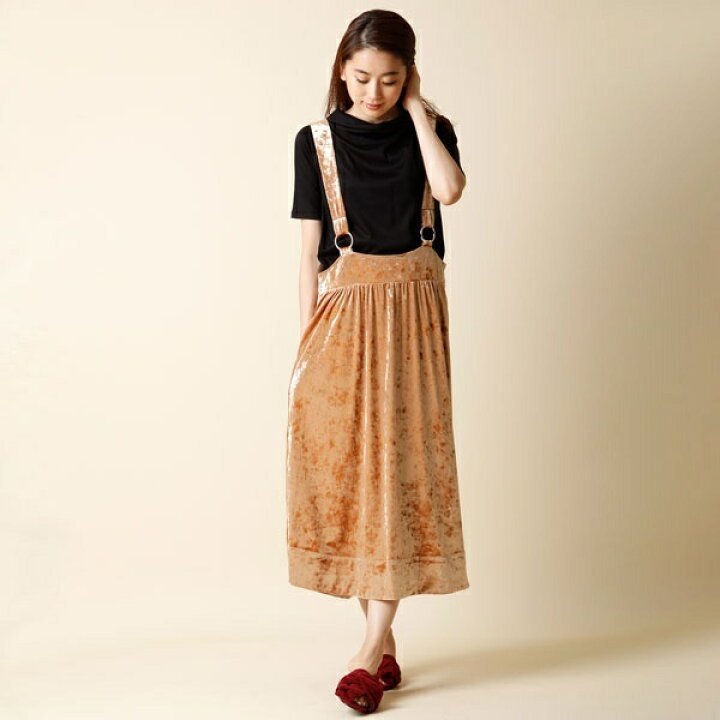 楽天市場 クラッシュベロア ワンピース クリアインプレッション Clear Impression 丸井 マルイ 楽天市場店