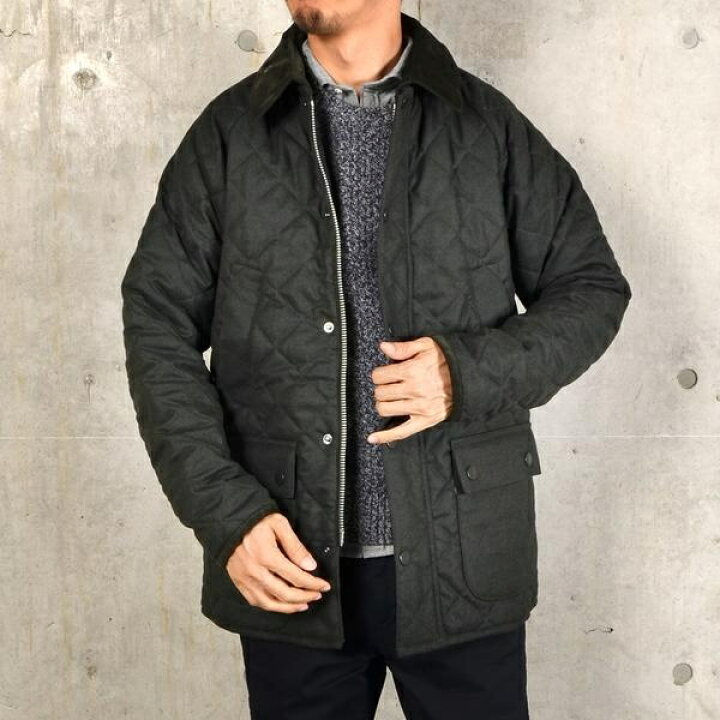 楽天市場】Barbour： 別注 キルティング／ウール ビデイル  