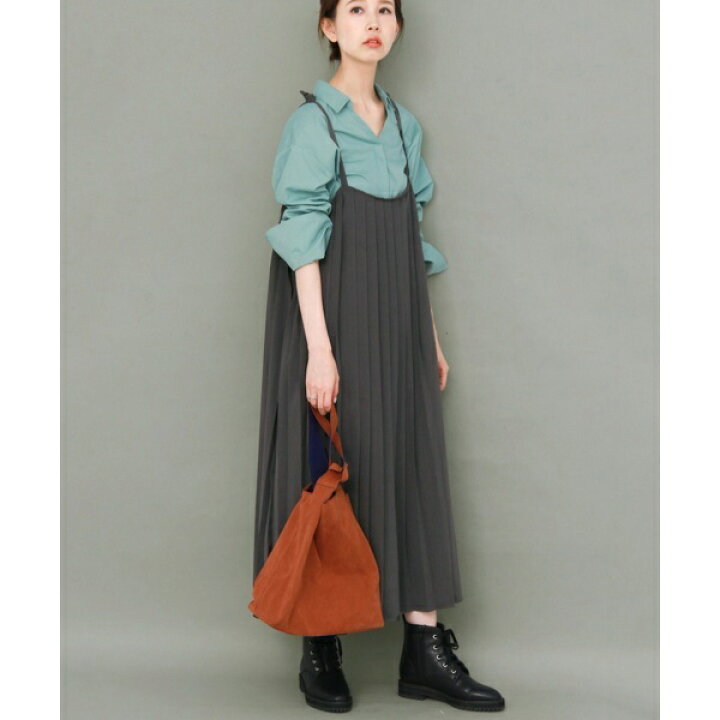 楽天市場 レディスワンピース プリーツキャミソールワンピース Kbf Kbf 丸井 マルイ 楽天市場店