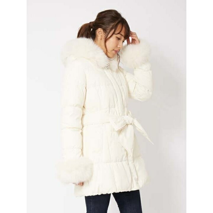 楽天市場】ファー付ダウンコート=／セシルマクビー（CECIL McBEE 