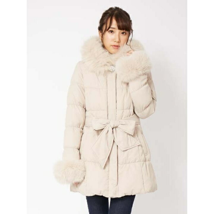 楽天市場】ファー付ダウンコート=／セシルマクビー（CECIL McBEE 