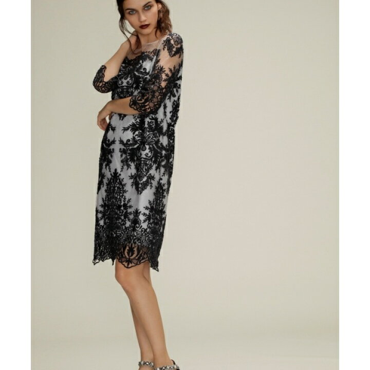 楽天市場 オーナメントパネルチュールワンピース グレースコンチネンタル Grace Continental 丸井 マルイ 楽天市場店