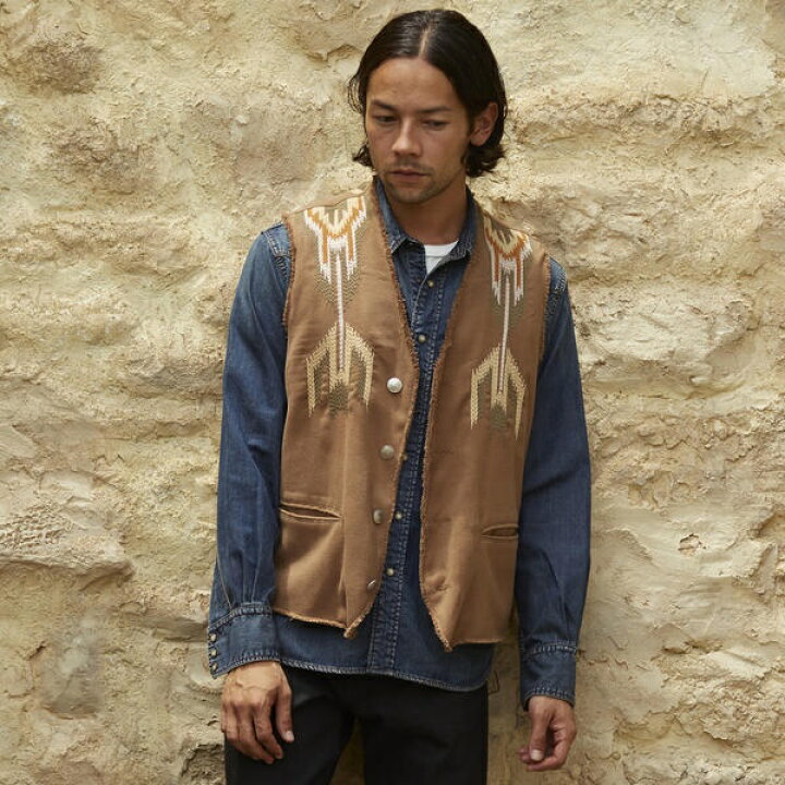 楽天市場】チマヨ刺繍カットオフベスト／goa（メンズ）（goa（MENS 