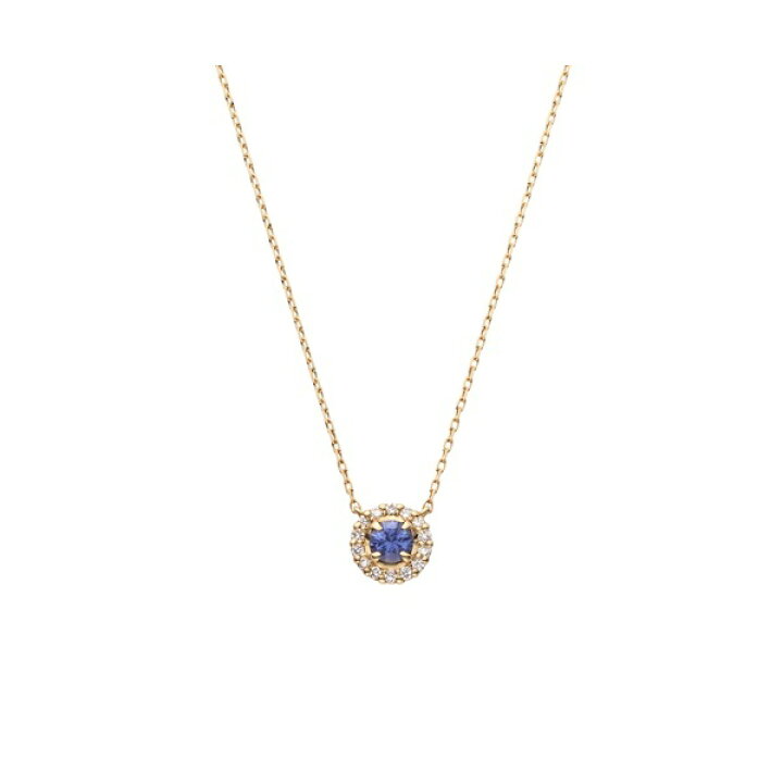 楽天市場】K18YG サファイア ダイヤモンド0.04ct ネックレス【9月  