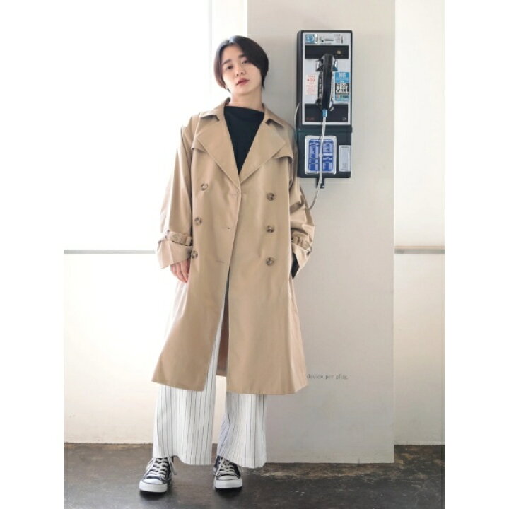 楽天市場 イーハイフンワールドギャラリー ルーズロングトレンチコート イーハイフンワールドギャラリー E Hyphen World Gallery 丸井 マルイ 楽天市場店