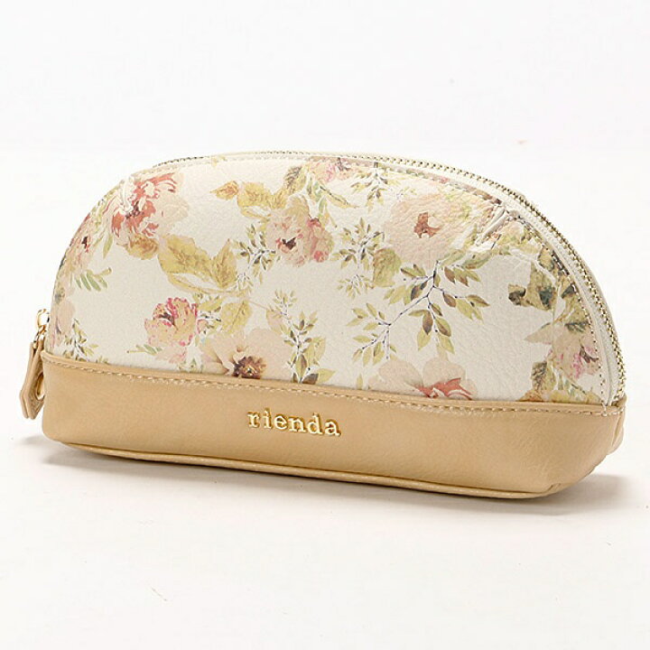 楽天市場】＊花柄＊ VINTAGE ROSE FLOWER PRINT ラウンドポーチ 