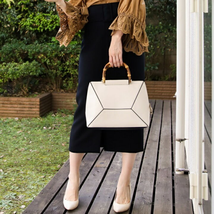 楽天市場】【VERY3月号掲載】『5色展開』バンブーハンドルボストン  