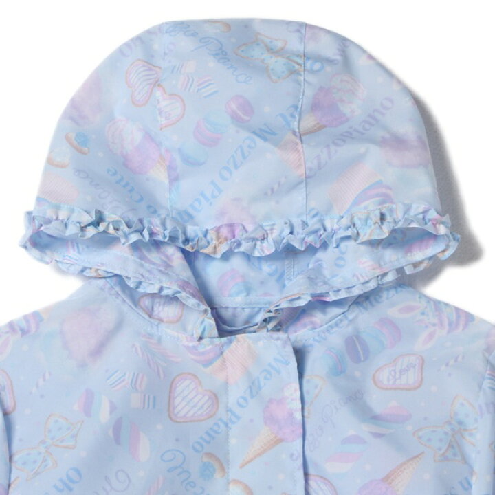 楽天市場 リボンポケットフリルレインコート メゾピアノ Mezzo Piano 丸井 マルイ 楽天市場店