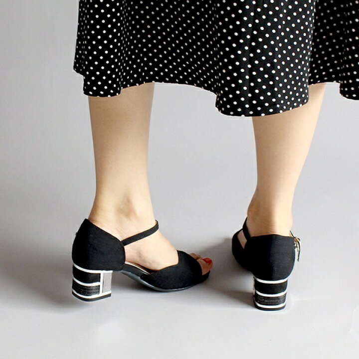 楽天市場 お買い得 ストラップ付ブロックヒールサンダル バニティービューティー Vanitybeauty 丸井 マルイ 楽天市場店