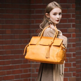 【本革 レザー】【日本製】ペルケ / 姫路オイルレザーフラップ付きトートバッグ／ペルケ（perche'）