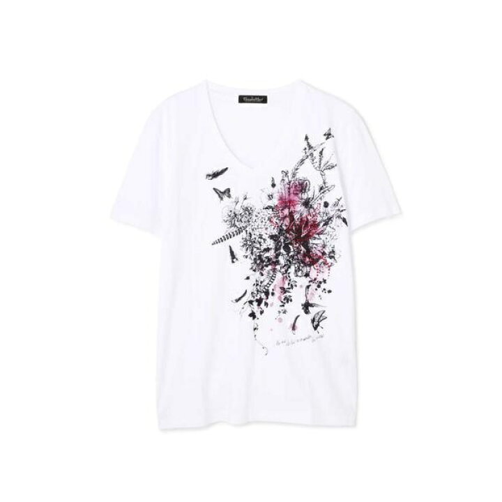 楽天市場】TORNADO MART∴フラワーバタフライプリントTシャツ 