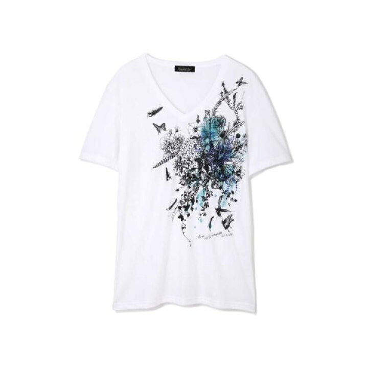 楽天市場】TORNADO MART∴フラワーバタフライプリントTシャツ 