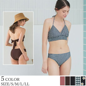 【SEA DRESS】バックリボンホルターネックビキニ/水着／ティティベイト（titivate）