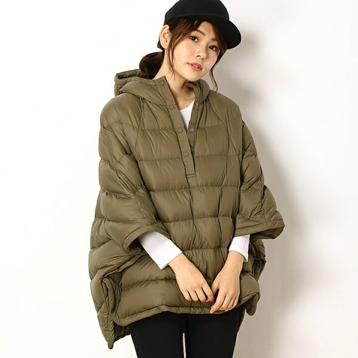 楽天市場】【THE NORTH FACE】ダウンポンチョ(レディース ピローチョ  
