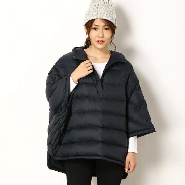 楽天市場】【THE NORTH FACE】ダウンポンチョ(レディース ピローチョ 