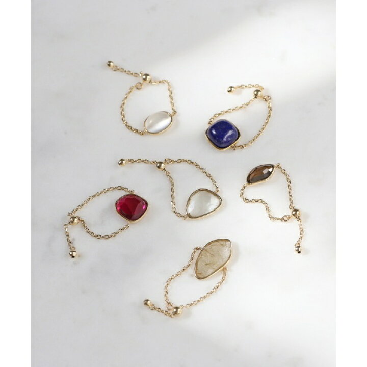 楽天市場】GEMSTONE・チェーンリング[グリーンアメジスト]／シエナロゼ 