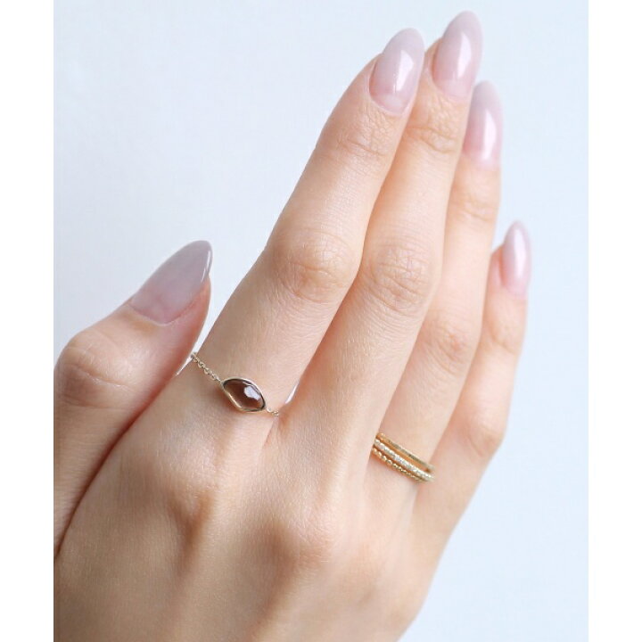 楽天市場】GEMSTONE・チェーンリング[スモーキークォーツ]／シエナロゼ 