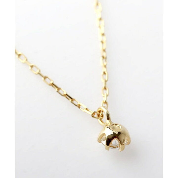 楽天市場】一粒ダイヤモンドの18金ネックレス[0.05ct]／シエナロゼ 