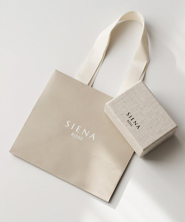 楽天市場】3粒ダイヤのミル打ちピアス／シエナロゼ（SIENA ROSE 
