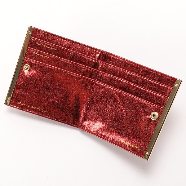 楽天市場】ぷっくりリップ薄型二つ折り財布／スパイラルガール（バッグ