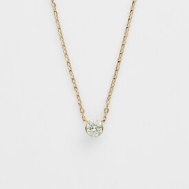 K18ダイヤモンドネックレス（0.1ct）／アガット（agete）