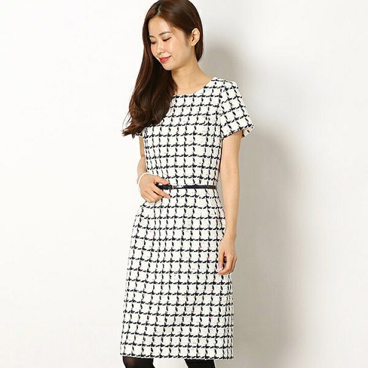 楽天市場 Ladyチェックツイードワンピース デビュー ド フィオレ Debut De Fiore 丸井 マルイ 楽天市場店