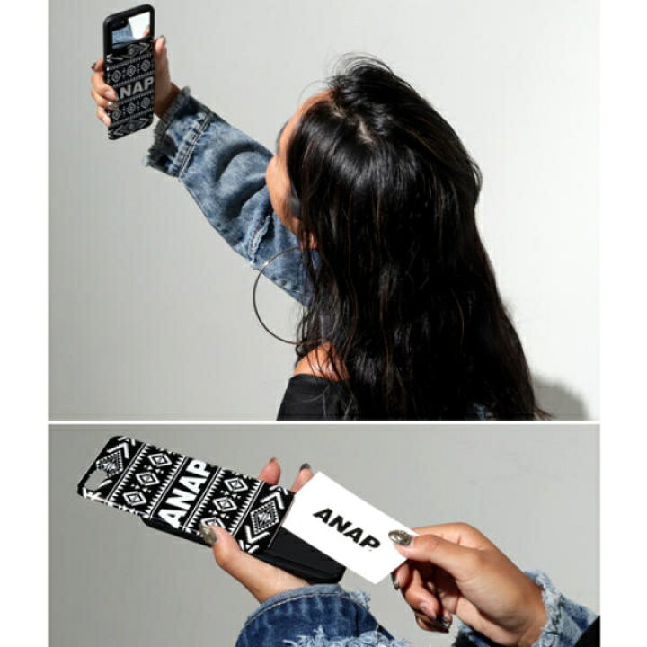 楽天市場 ａｎａｐロゴｉｐｈｏｎｅ７ ８対応ケース ｏｒｔｅｇａ アナップ Anap 丸井 マルイ 楽天市場店